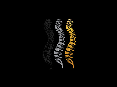 Spine Illustration bones hand illustration icons set illustration illustration art skeleton spine vector art