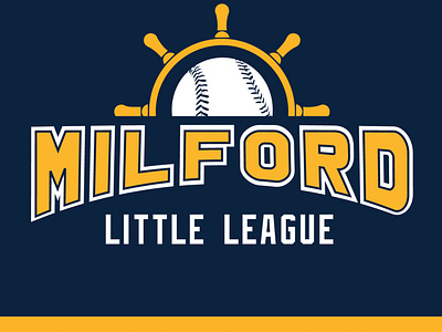 Milford Little League alternate logo for embroidery