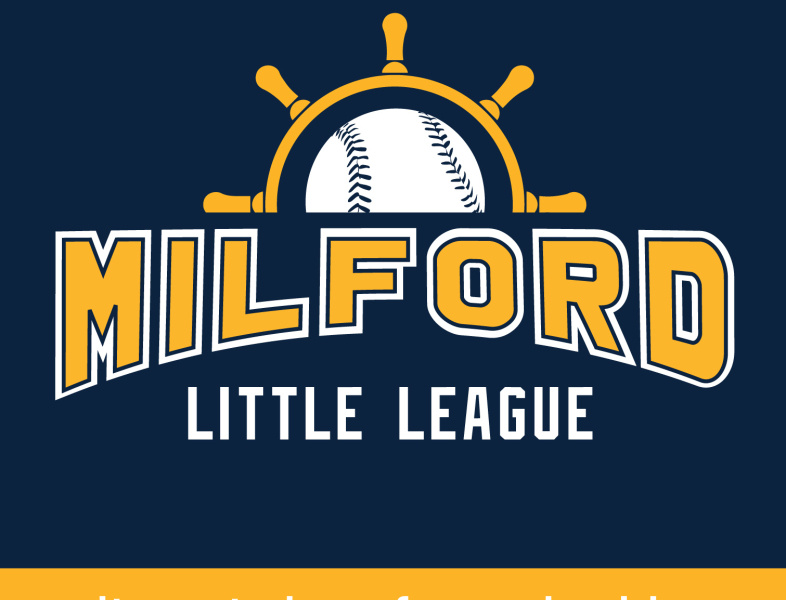 Milford Little League alternate logo for embroidery by Julie Ann Lopez