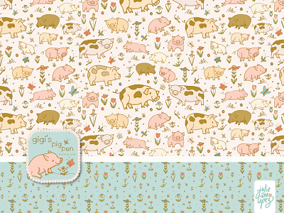 Gigi's Pig Pen - pattern collection