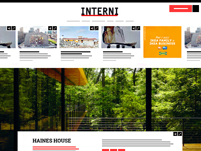 INTERNI Magazine // Website digital design interni italy responsive