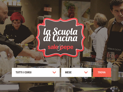 La Scuola di Cucina di Sale&Pepe // e-commerce cooking e commerce food italy responsive school website