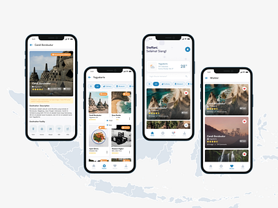 Tour Destination Apps ui ux