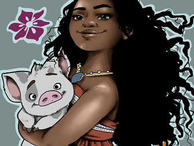 Moana art digital digitalart disney disneyfanart disneyprincess moana moanadisney