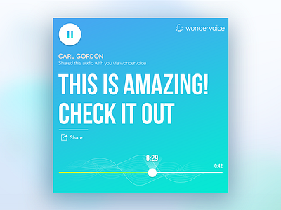 Wondervoice Music Player