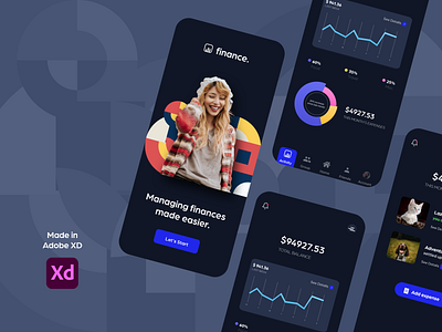 Finance App Concept design ui