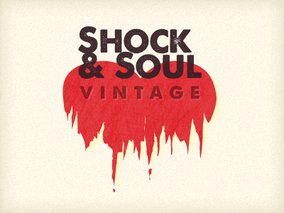 Logo idea blood heart logo vintage