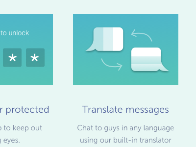 Translation icon gradient icon translate