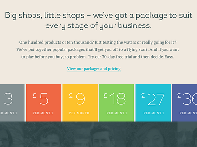 Pricing summary colour pricing responsive ui ux. web