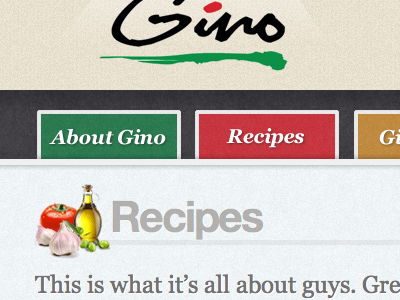 Fantastico! georgia tabs textured website