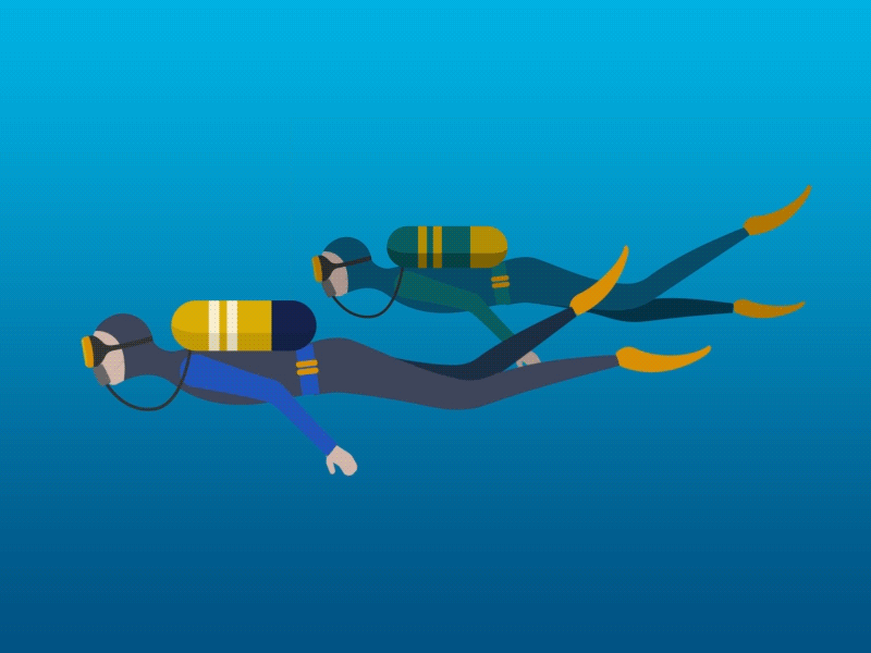 Diver Animation.