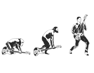 Evolution drawing drawings illustration music