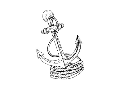 Sail it! anchor draw drawing hand drawn sail sailboat sailing sailor sea vintage vintage design vintage drawing vintage logo