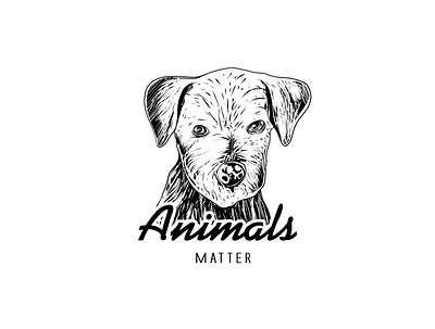 Animals Matter animal animals character logo dog dog drawing dog illustration dog logo dogs hand drawn hand drawn logo mascot logo design puppies puppies drawing