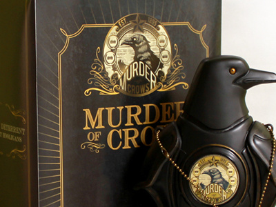 Murder of Crows Vigor Bottle Packaging