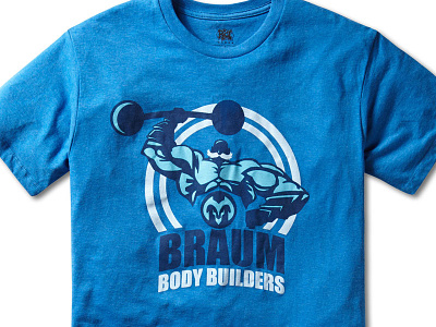 Braum's Bodybuilder T-Shirt Design braum champion league legends riot