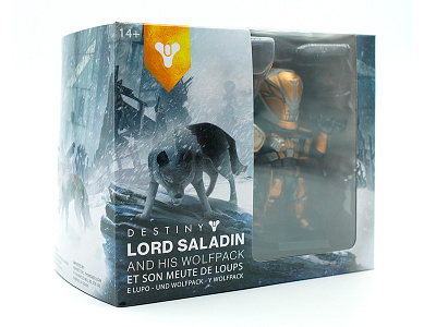 Rise of Iron: Lord Saladin & Wolves Packaging destiny dlc iron banner packaging rise of iron saladin toy video game wolf