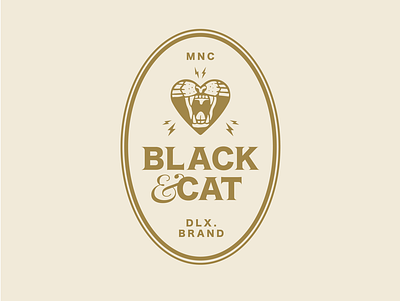 Black Cat tshirt brand design illustration logo tshirt vector