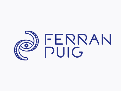 Ferran puig logo brand eye identity logo logotype photography vector