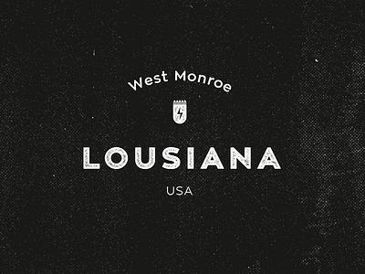 Lousiana brand branding logo logotype lousiana texture usa