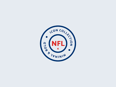 NFL icon collection logo design football icon icons logo logotype nfl stamp vector