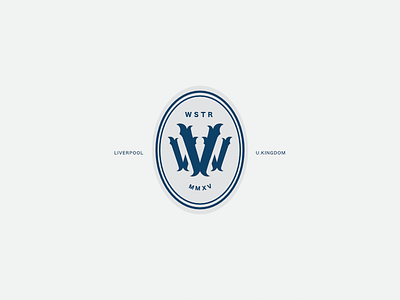 WSTR II band logo logotype monogram music old stamp vector