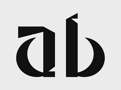 ab experiment letters geometric letter lettering letters typo typography