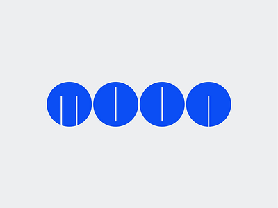 Moon logo logotype minimal moon type typography