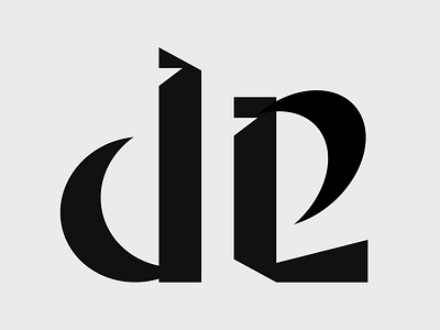 d & e letters design letter lettering type typography