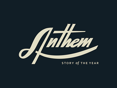 Anthem lettering anthem branding handmade lettering logo logotype