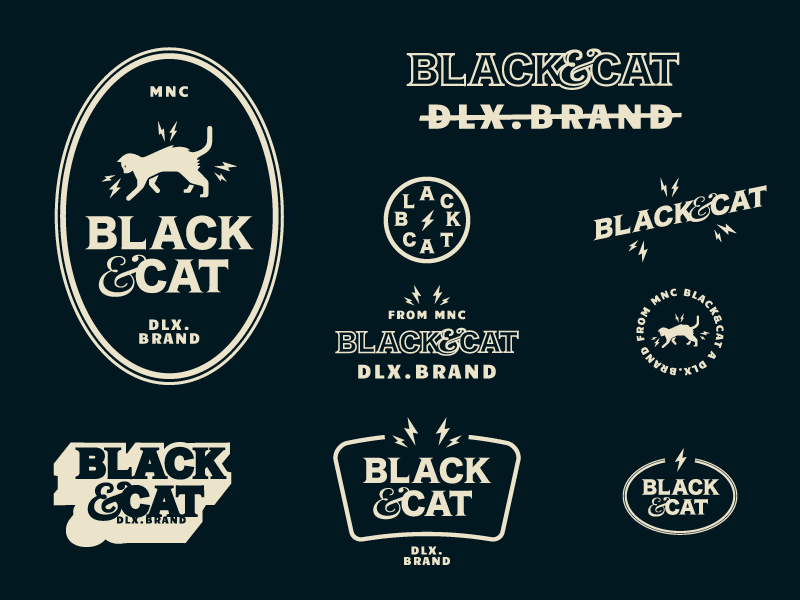 Black&Cat brand by Bili Cardona on Dribbble
