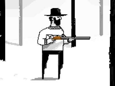 the gun man