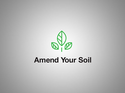 Amend Your Soil Logo v1 green logo nature plant soil