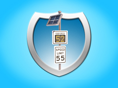 Iconography Shields Speed 3d badge c4d cinema4d icon low poly