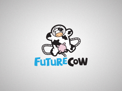 Futurecow cow illustrator logo