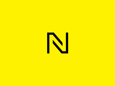 Yellow? Hmmm. black identity logo n yellow