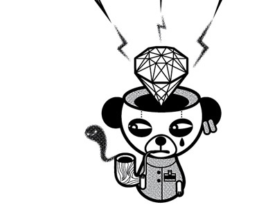 Panda Scientist "...What is this Halftone madness?..."