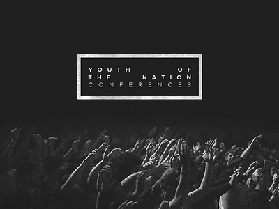 Youth of the Nation Conferences Logo Concept church concept conference hipster logo youth