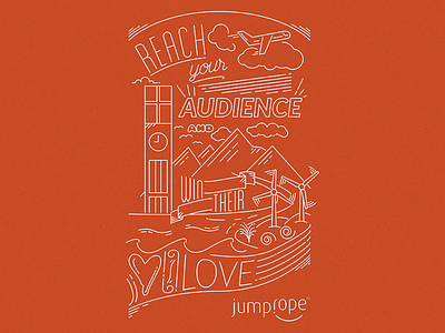 Jumprope Tagline Art line lineart poster tagline