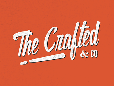 The Crafted & Co Logo Concept brand concept crafted logo vintage