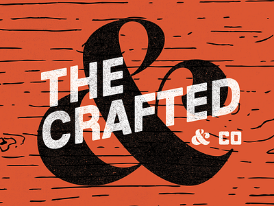 The Crafted & Co Logo Concept #2