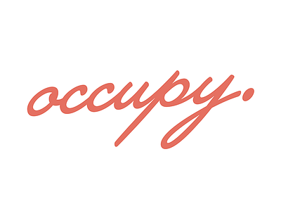 Occupy Logo agency branding digital marketing logo occupy