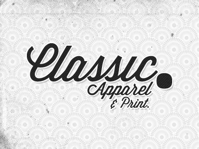 Classic Apparel Logo Concept logo concept rebrand