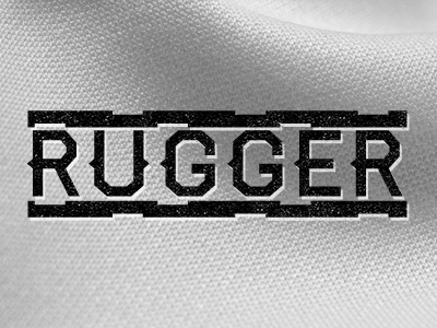 Fabric Logo - Rugger design fabric logo nz product