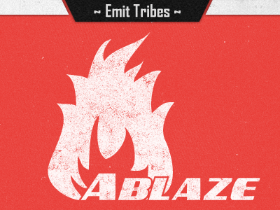 Emit Tribe Logos - Ablaze emit logo youth group