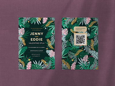 Wedding Invitation QR Code by Jenny Huang on Dribbble