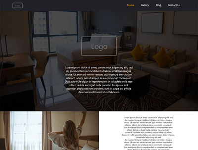 Hotel web site business hotel branding landing page web design website