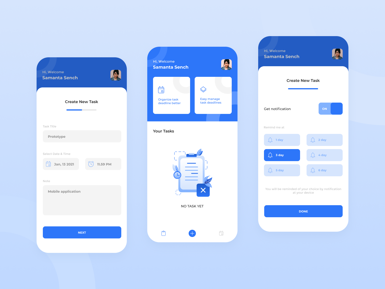 Remind Me - Reminder Mobile App by Naufal Adiftya Falah on Dribbble