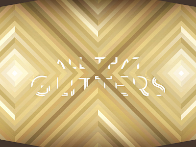 All That Glitters 3d diamonds disco glitter gold lines neutral shimmer sparkle trend typography