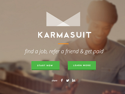 Karmasuit clean web design